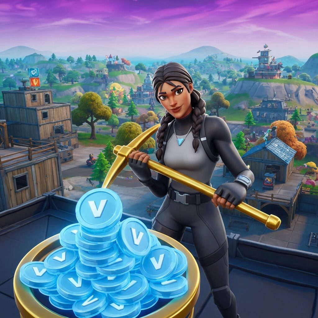 Earn Free V-Bucks Safely and Legally in Fortnite